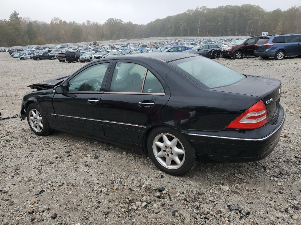 2004 Mercedes-benz C 240 Черный vin: WDBRF61J44E016449