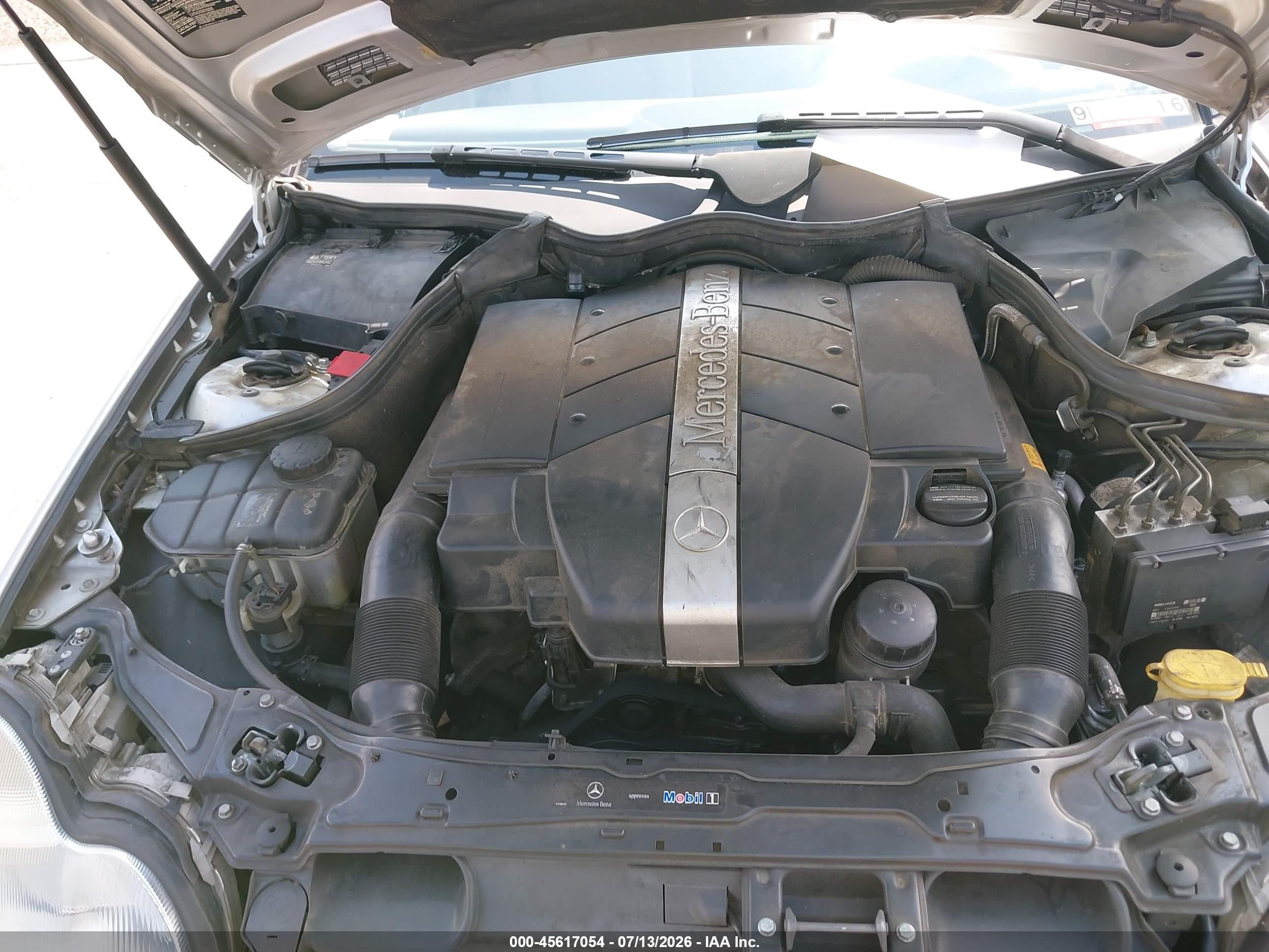 2004 Mercedes-benz C 240   Silver vin: WDBRF61J44E017214