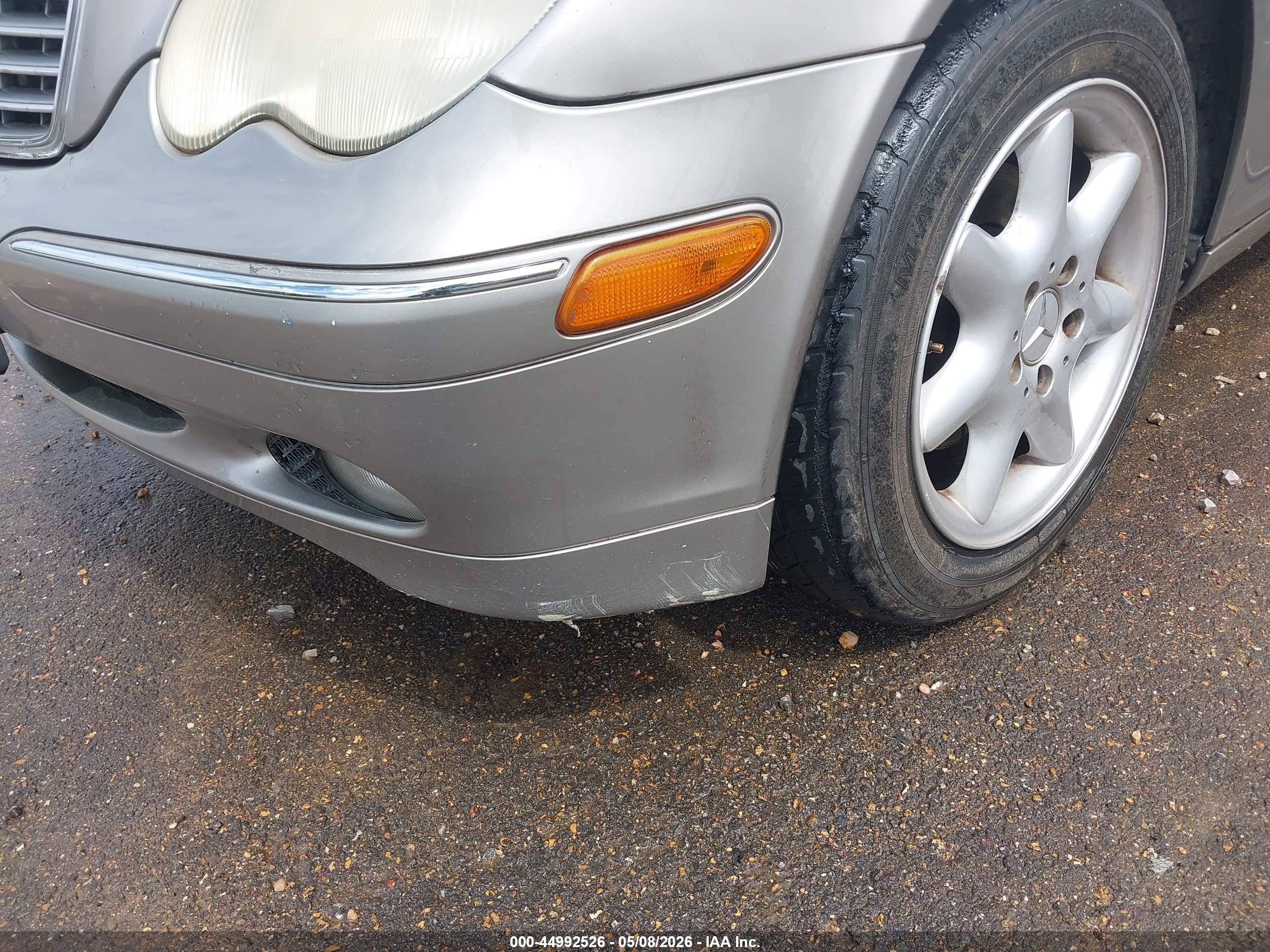 2004 Mercedes-benz C 240   Silver vin: WDBRF61J44F510420