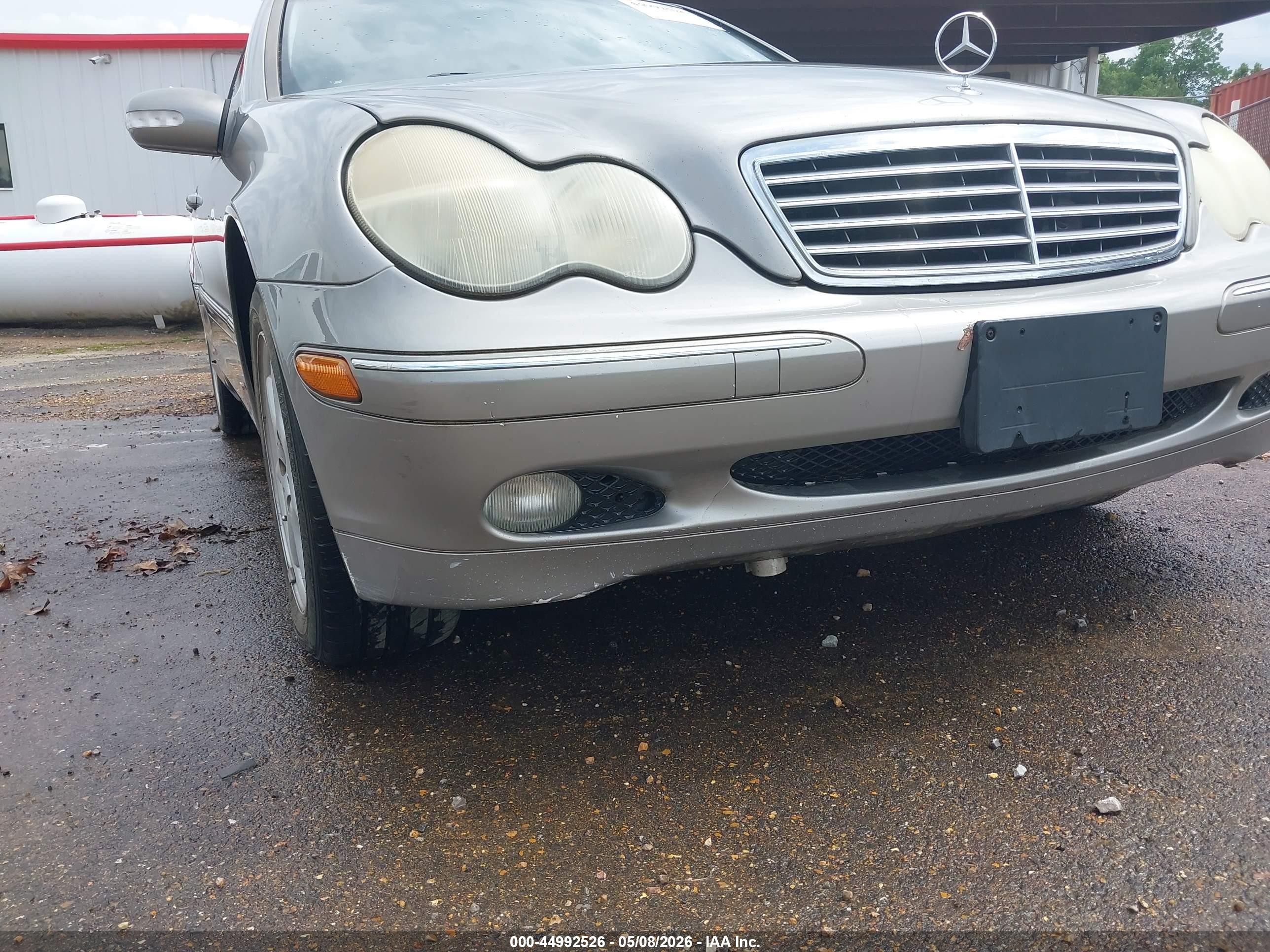 2004 Mercedes-benz C 240   Silver vin: WDBRF61J44F510420