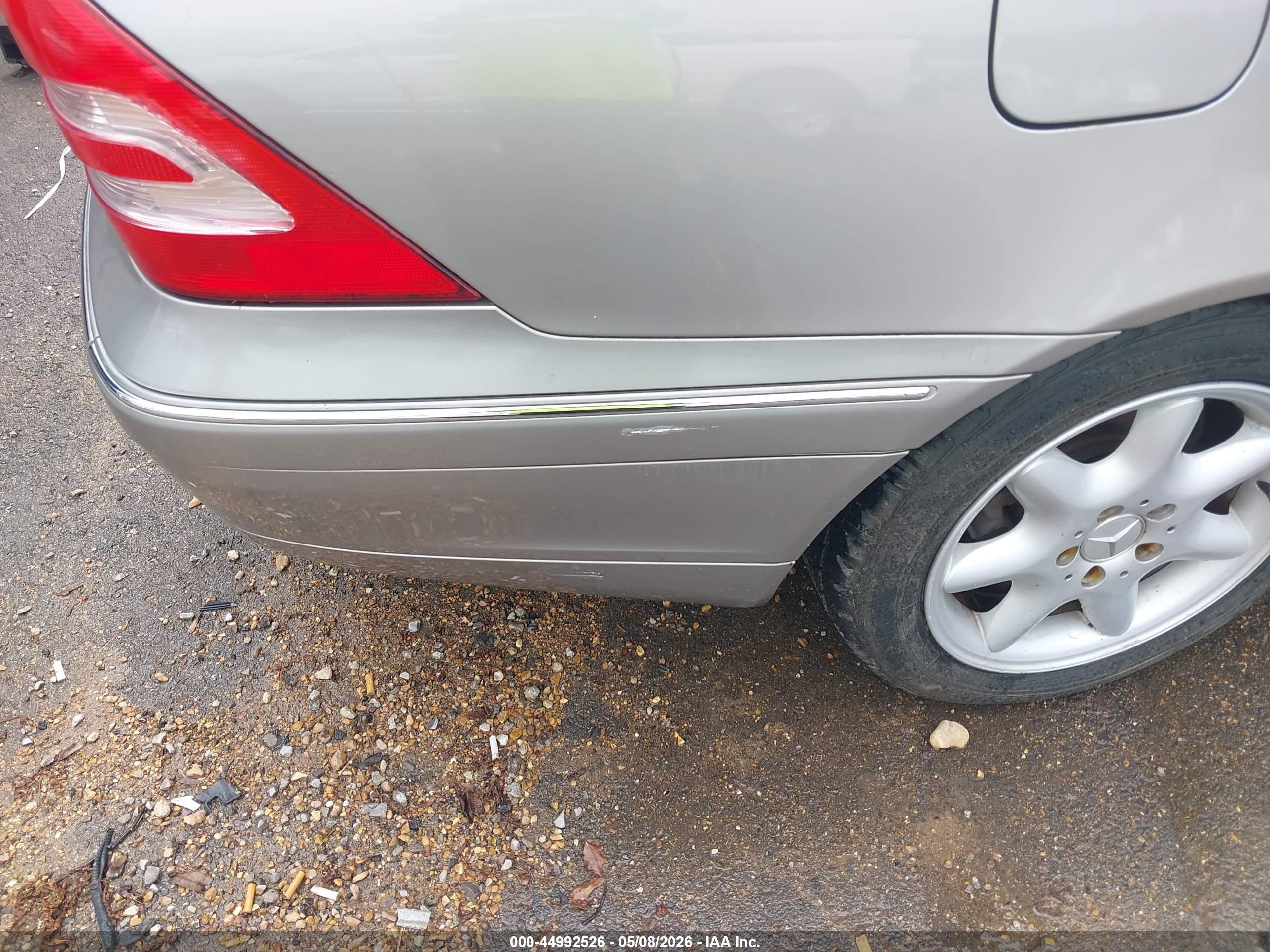 2004 Mercedes-benz C 240   Silver vin: WDBRF61J44F510420
