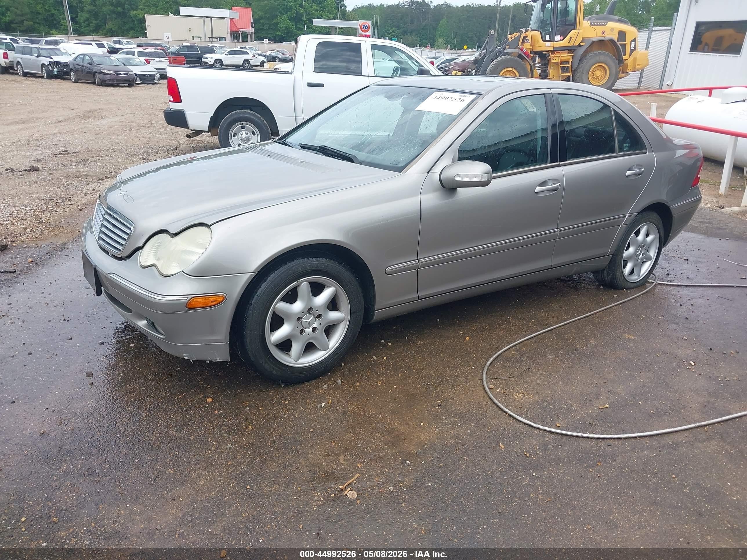 2004 Mercedes-benz C 240   Silver vin: WDBRF61J44F510420