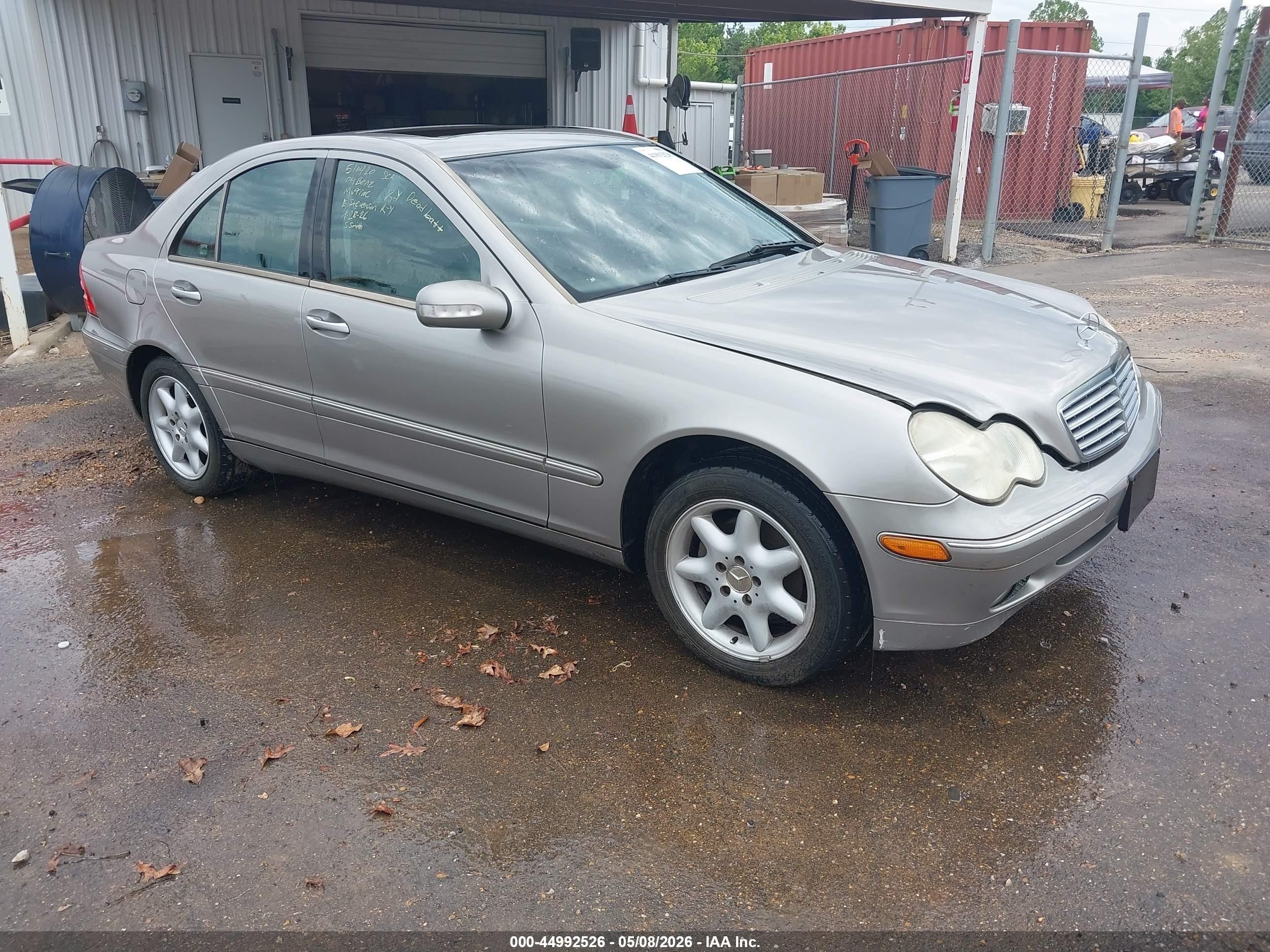 2004 Mercedes-benz C 240   Серебряный vin: WDBRF61J44F510420