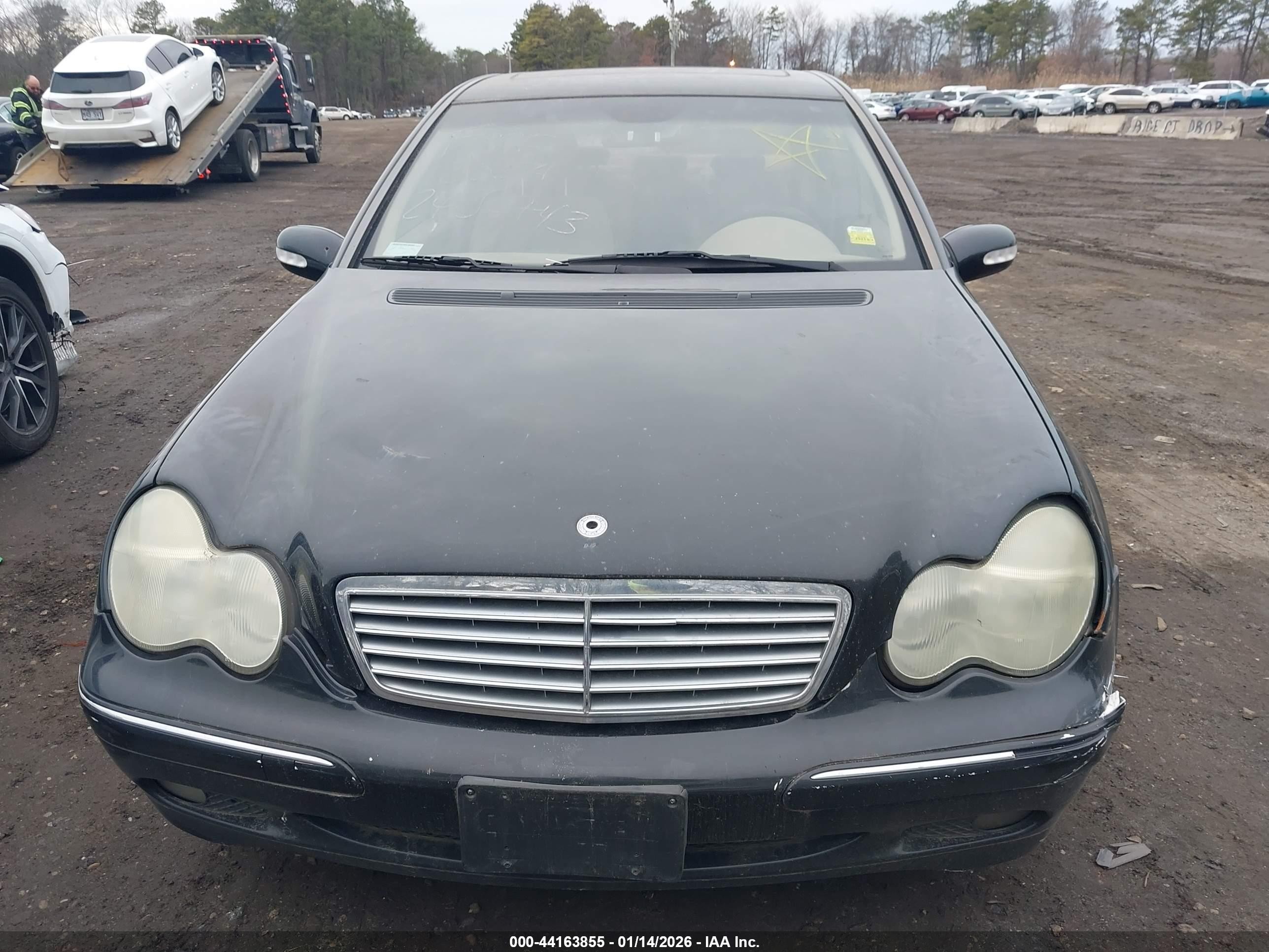 2001 Mercedes-benz C 240   Black vin: WDBRF61J51F119076