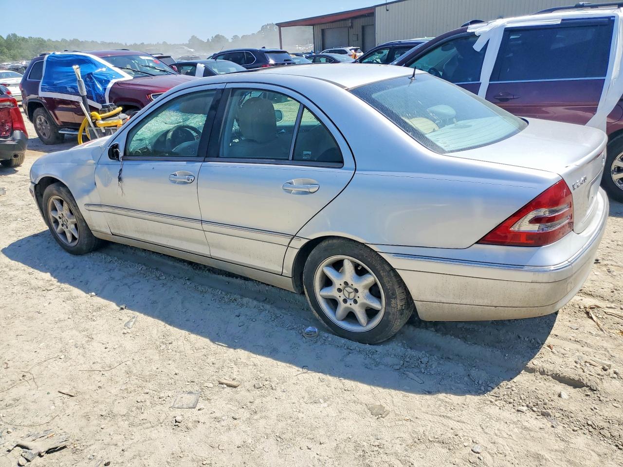 2002 Mercedes-benz C 240 Серебряный vin: WDBRF61J52F166142