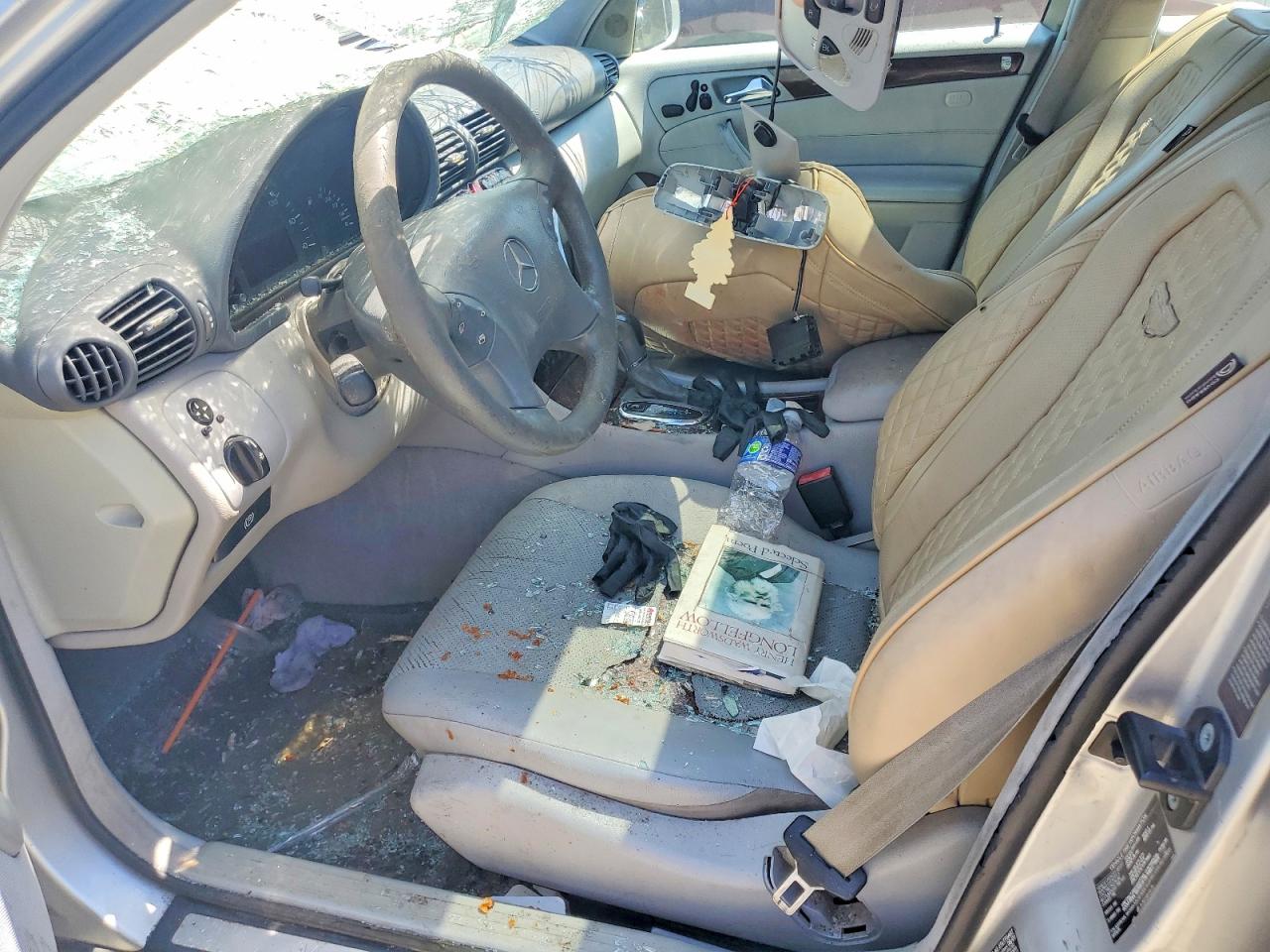 2002 Mercedes-benz C 240 Серебряный vin: WDBRF61J52F166142