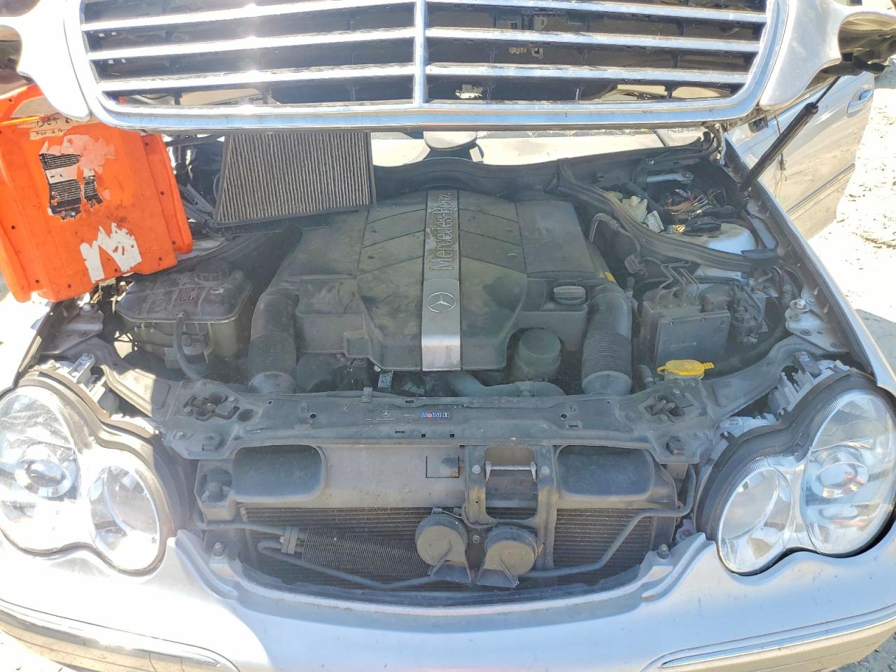 2002 Mercedes-benz C 240 Серебряный vin: WDBRF61J52F166142