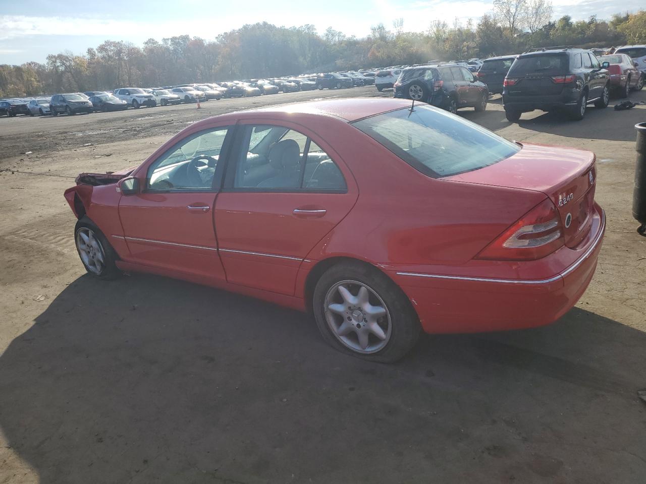 2002 Mercedes-benz C 240 Red vin: WDBRF61J52F180736