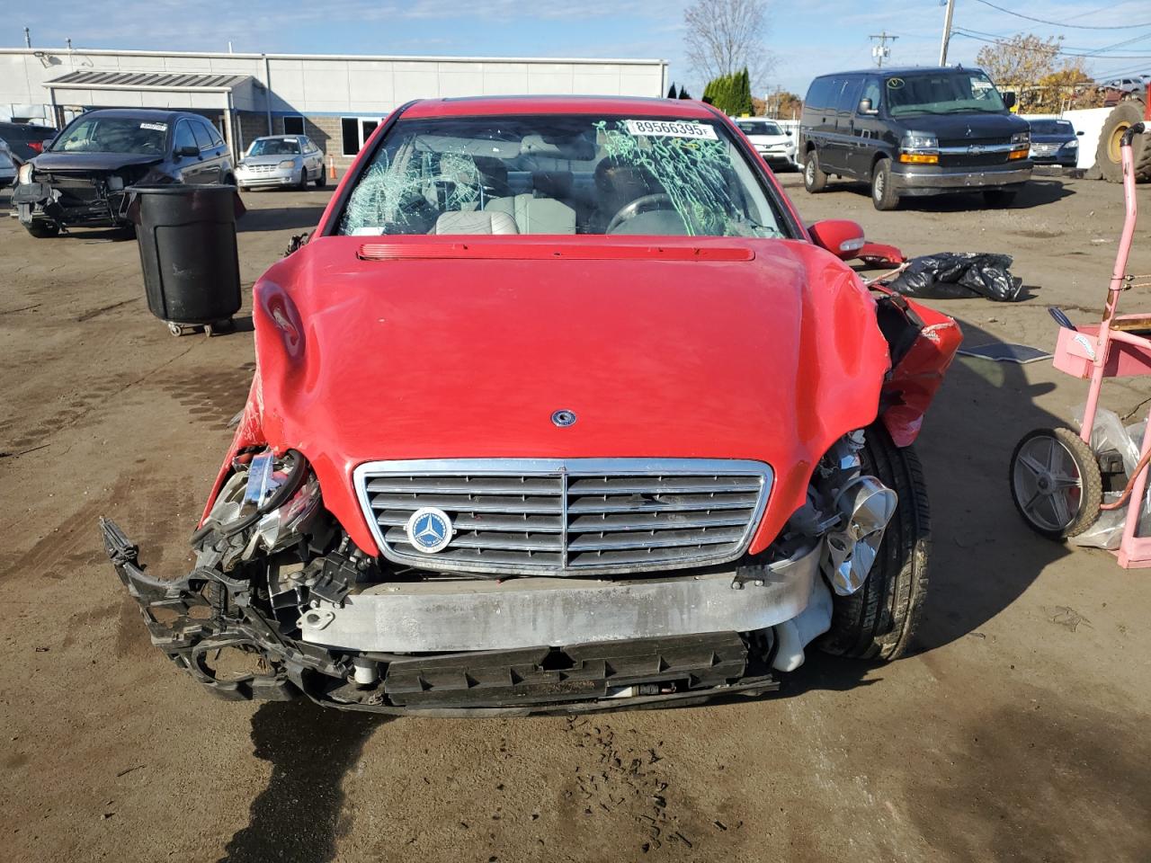 2002 Mercedes-benz C 240 Red vin: WDBRF61J52F180736