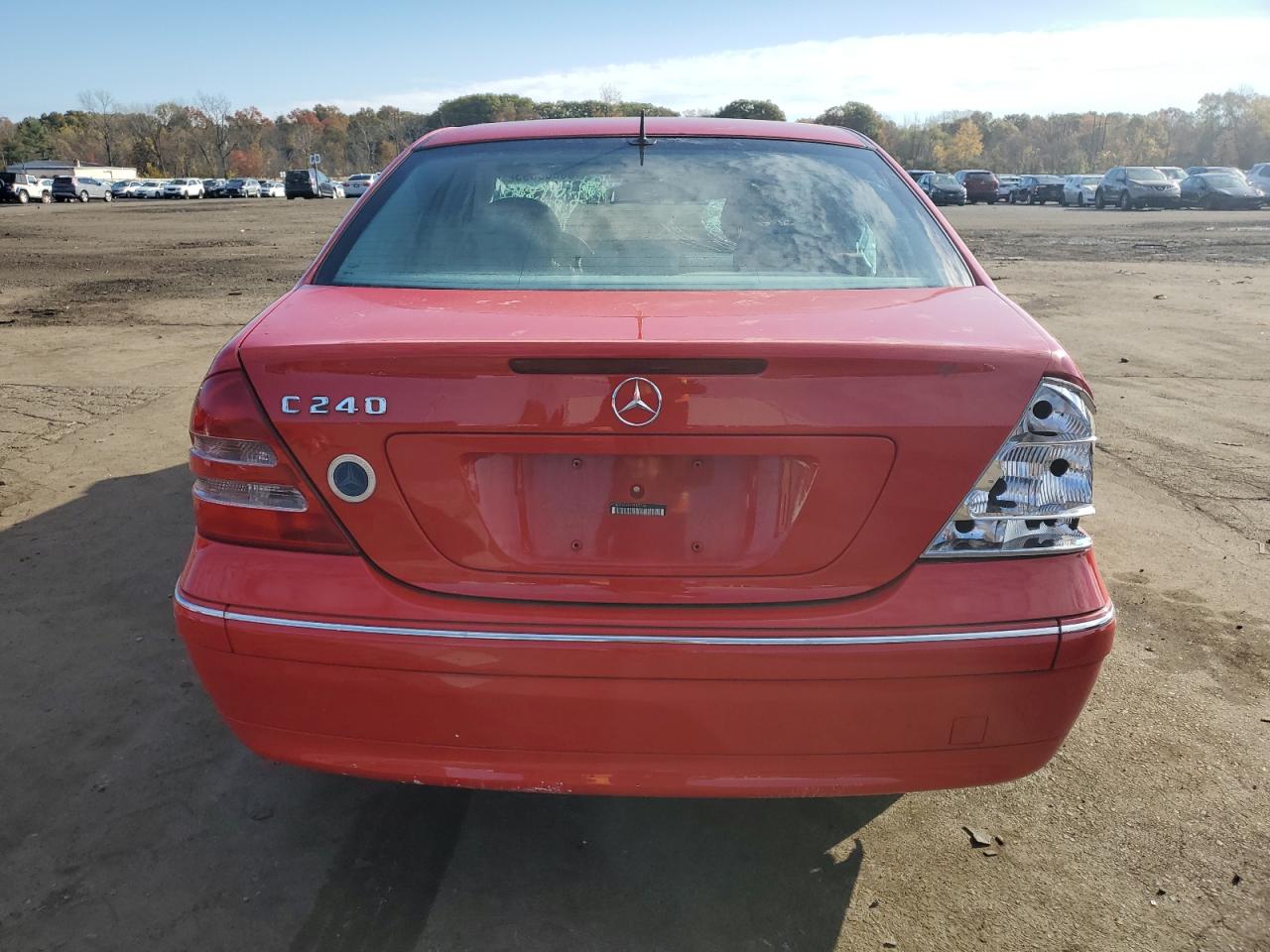 2002 Mercedes-benz C 240 Red vin: WDBRF61J52F180736