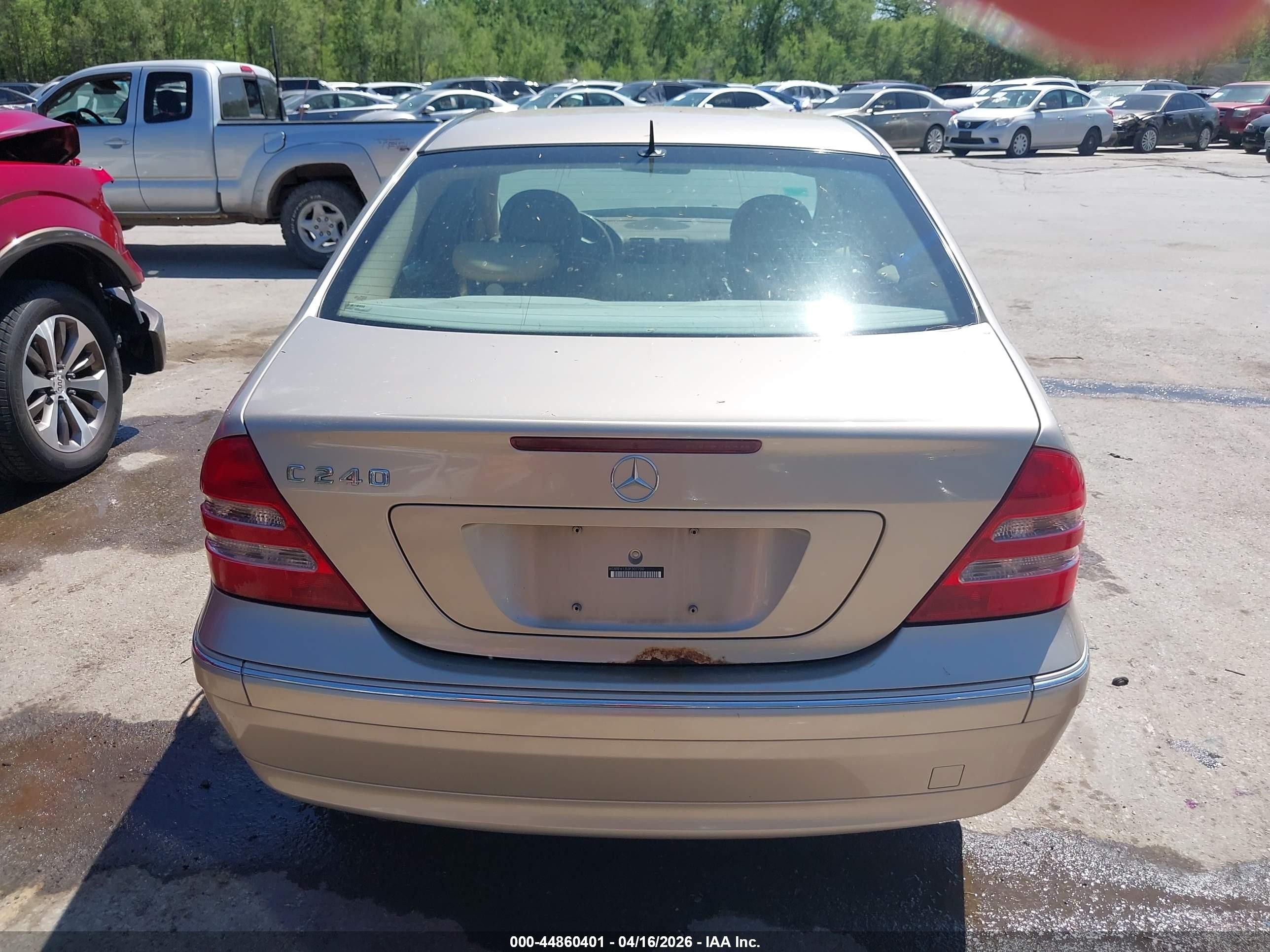 2003 Mercedes-benz C 240   Gold vin: WDBRF61J53F307700