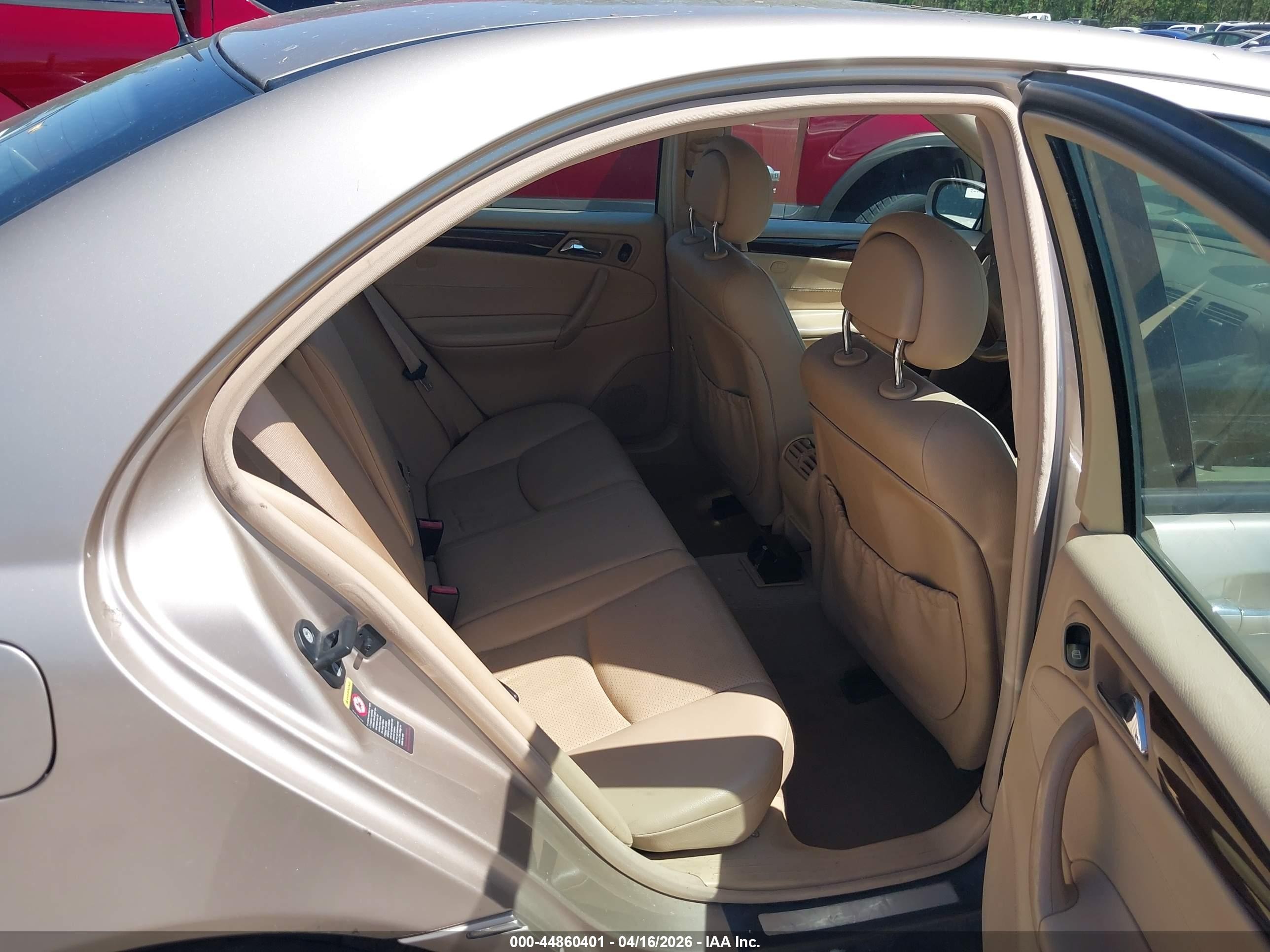 2003 Mercedes-benz C 240   Gold vin: WDBRF61J53F307700