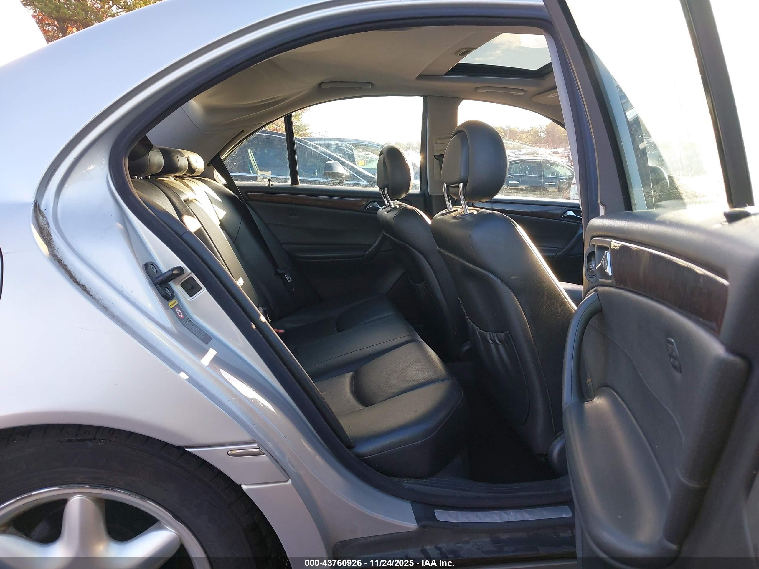 2003 Mercedes-benz C 240   Silver vin: WDBRF61J53F391730