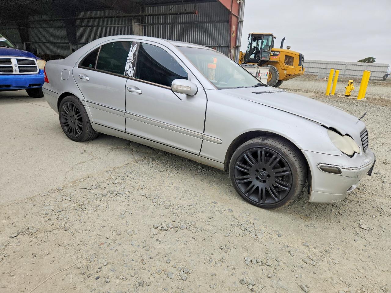 2003 Mercedes-benz C 240 Silver vin: WDBRF61J53F441803