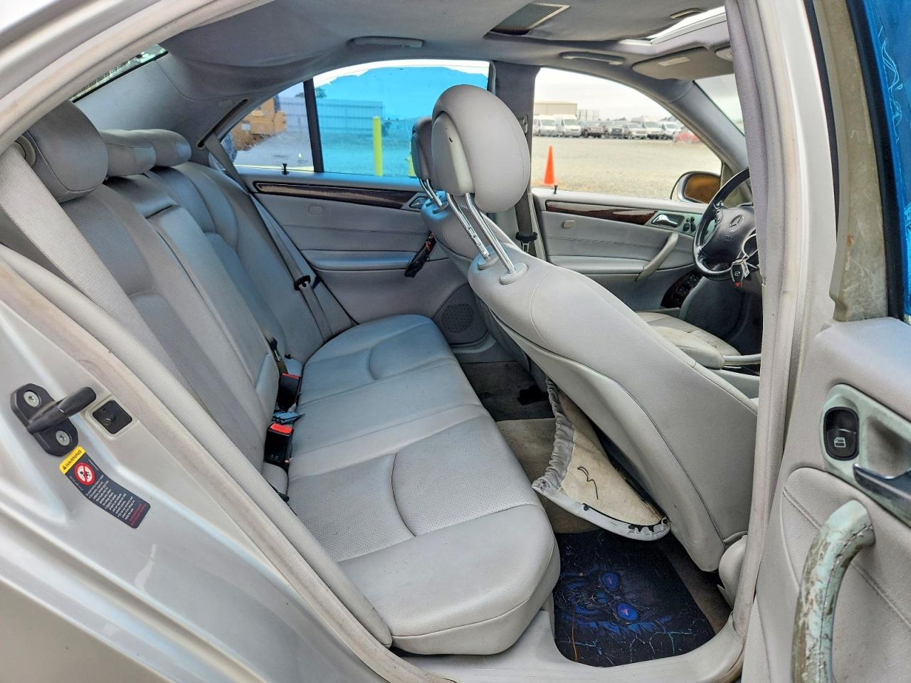 2003 Mercedes-benz C 240 Silver vin: WDBRF61J53F441803