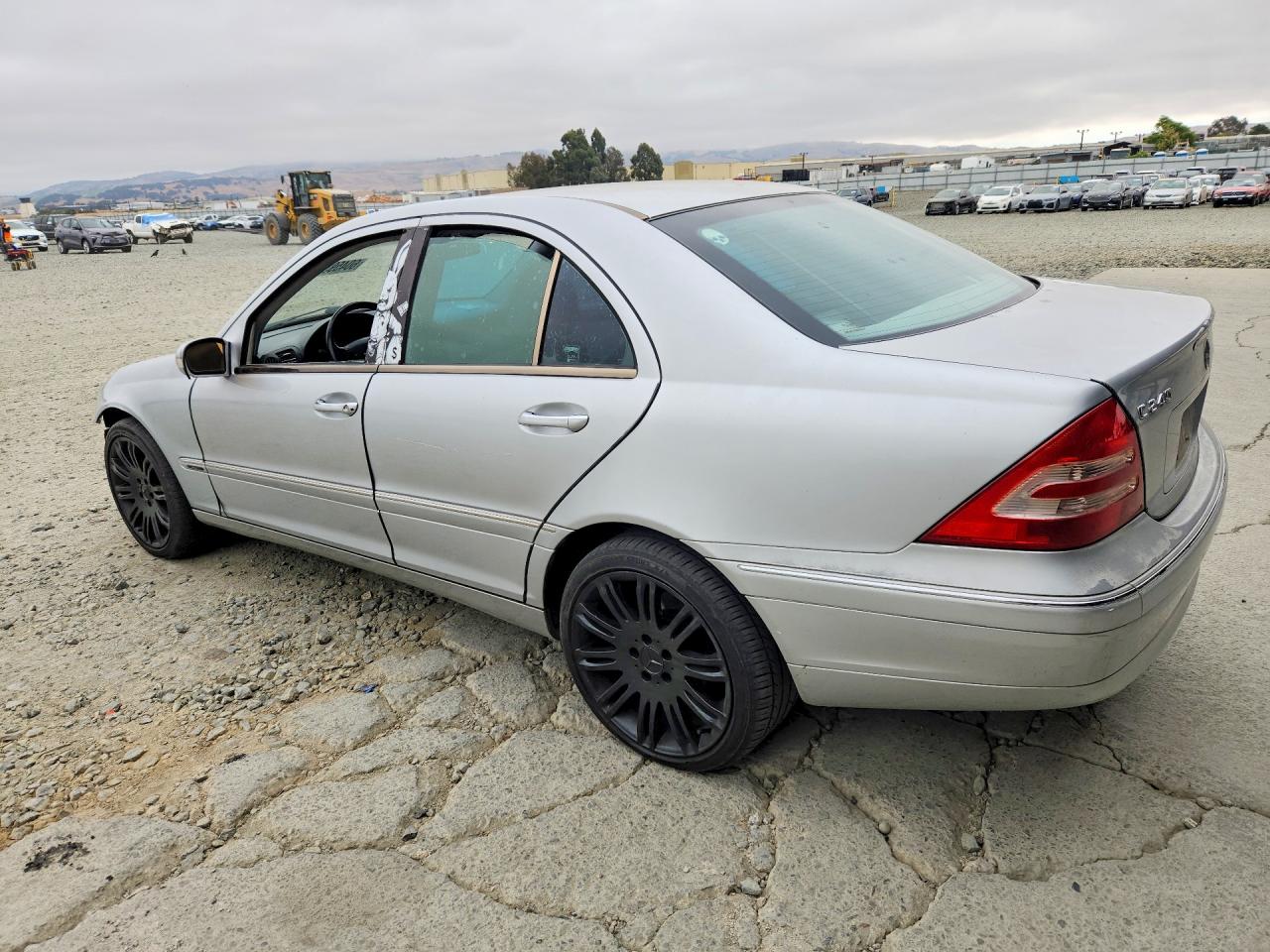 2003 Mercedes-benz C 240 Silver vin: WDBRF61J53F441803