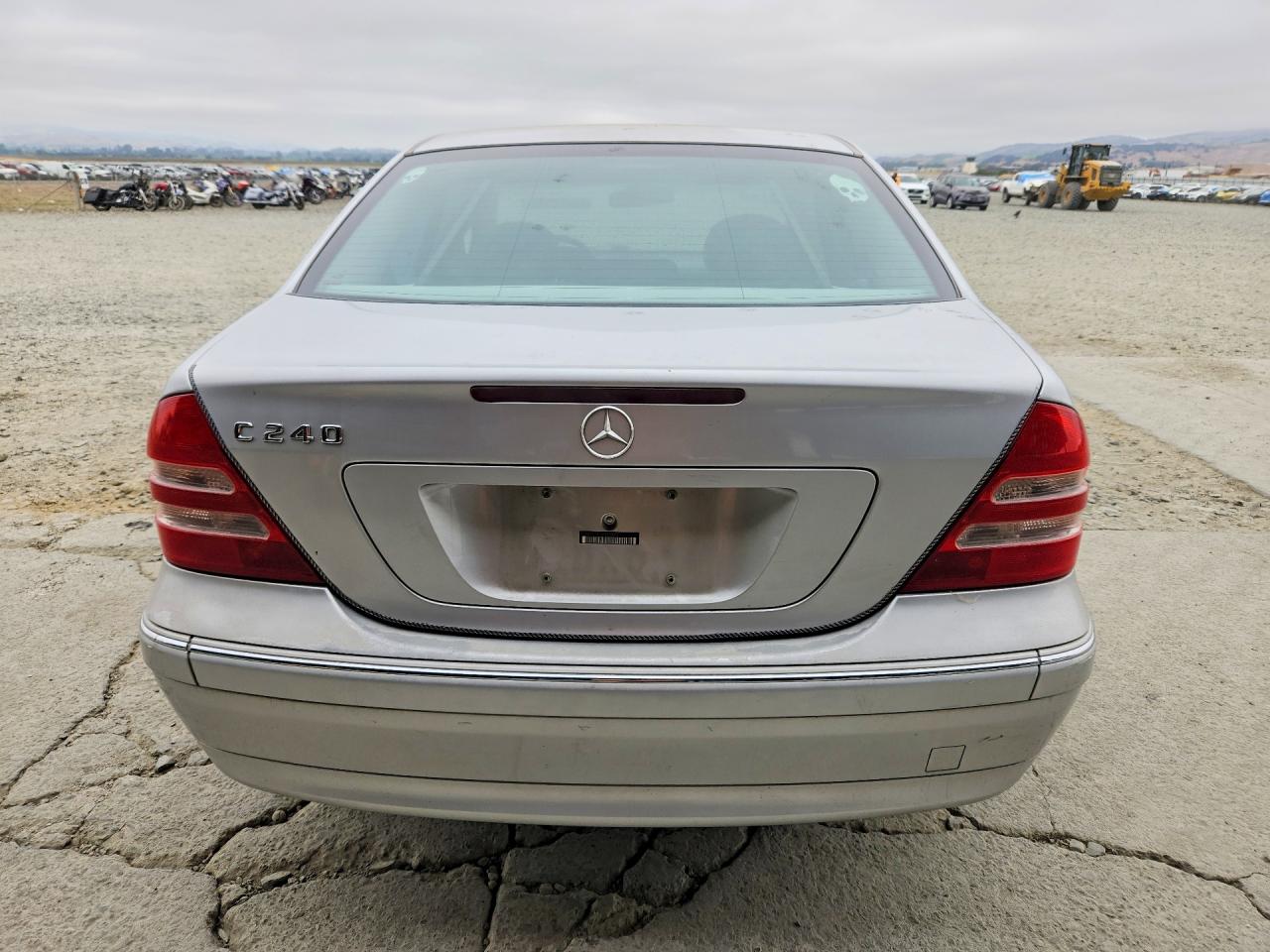 2003 Mercedes-benz C 240 Silver vin: WDBRF61J53F441803