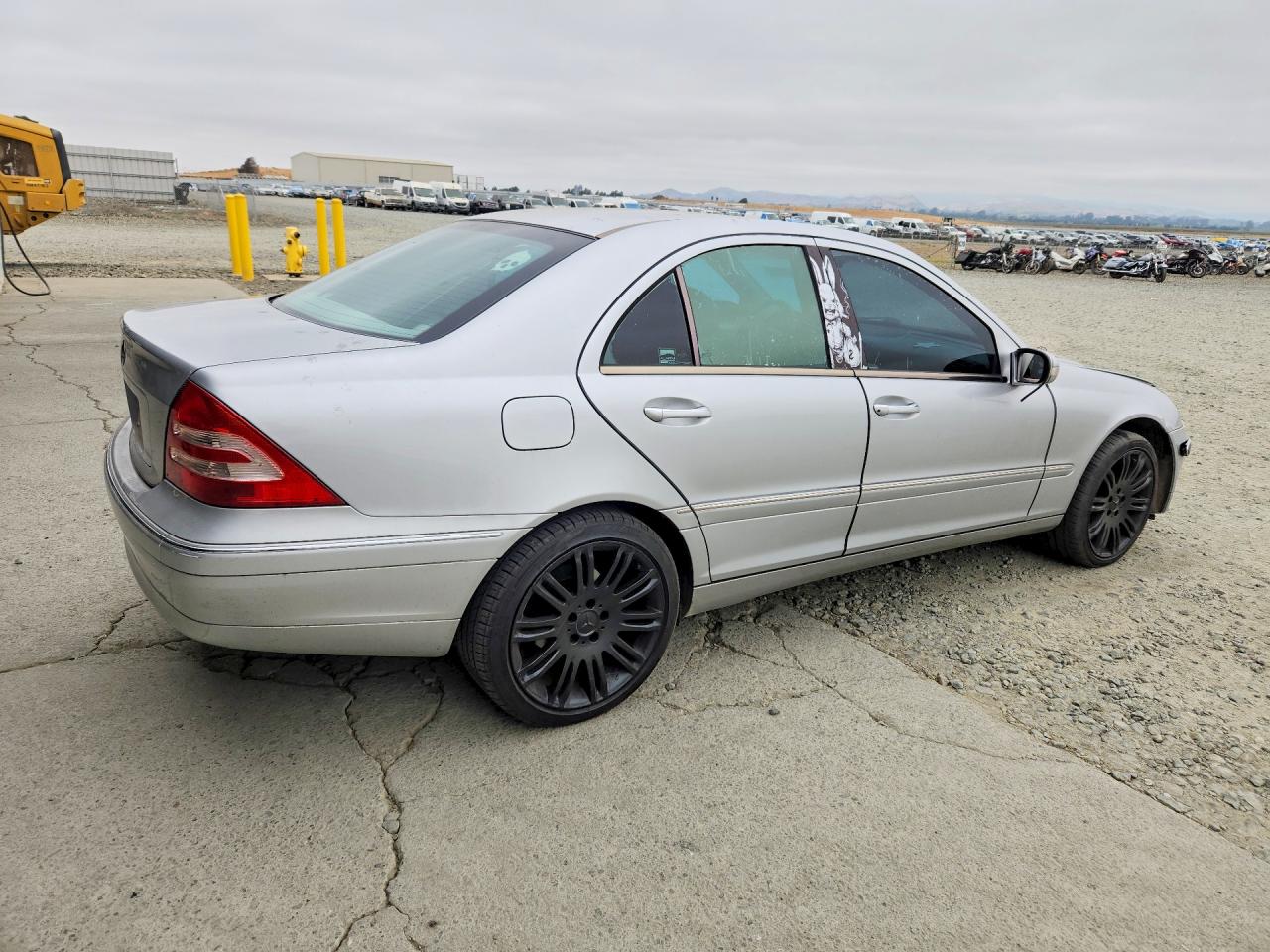2003 Mercedes-benz C 240 Silver vin: WDBRF61J53F441803