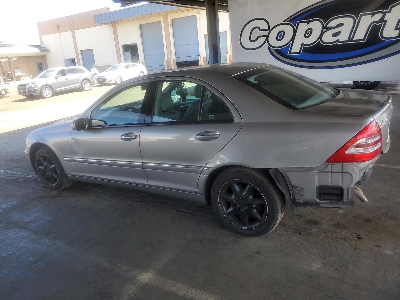 2004 Mercedes-benz C 240 Silver vin: WDBRF61J54A558554