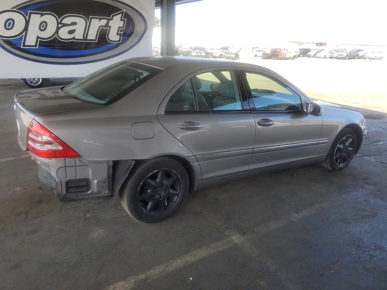 2004 Mercedes-benz C 240 Silver vin: WDBRF61J54A558554
