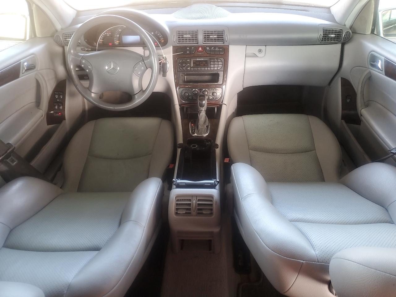 2004 Mercedes-benz C 240 Silver vin: WDBRF61J54A558554