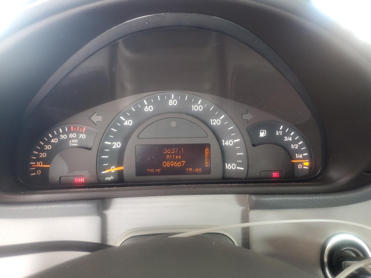 2004 Mercedes-benz C 240 Silver vin: WDBRF61J54A558554