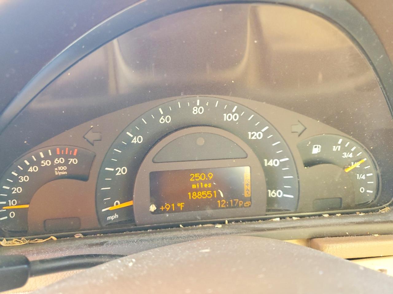 2001 Mercedes-benz C 240 Gold vin: WDBRF61J61F089747