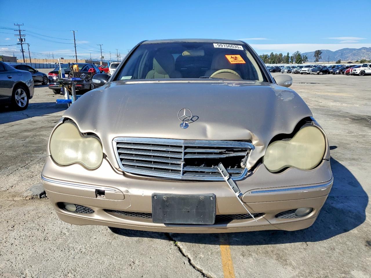 2001 Mercedes-benz C 240 Gold vin: WDBRF61J61F089747