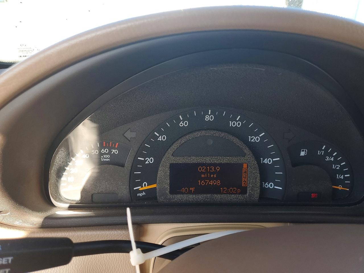 2002 Mercedes-benz C 240 Tan vin: WDBRF61J62E005384