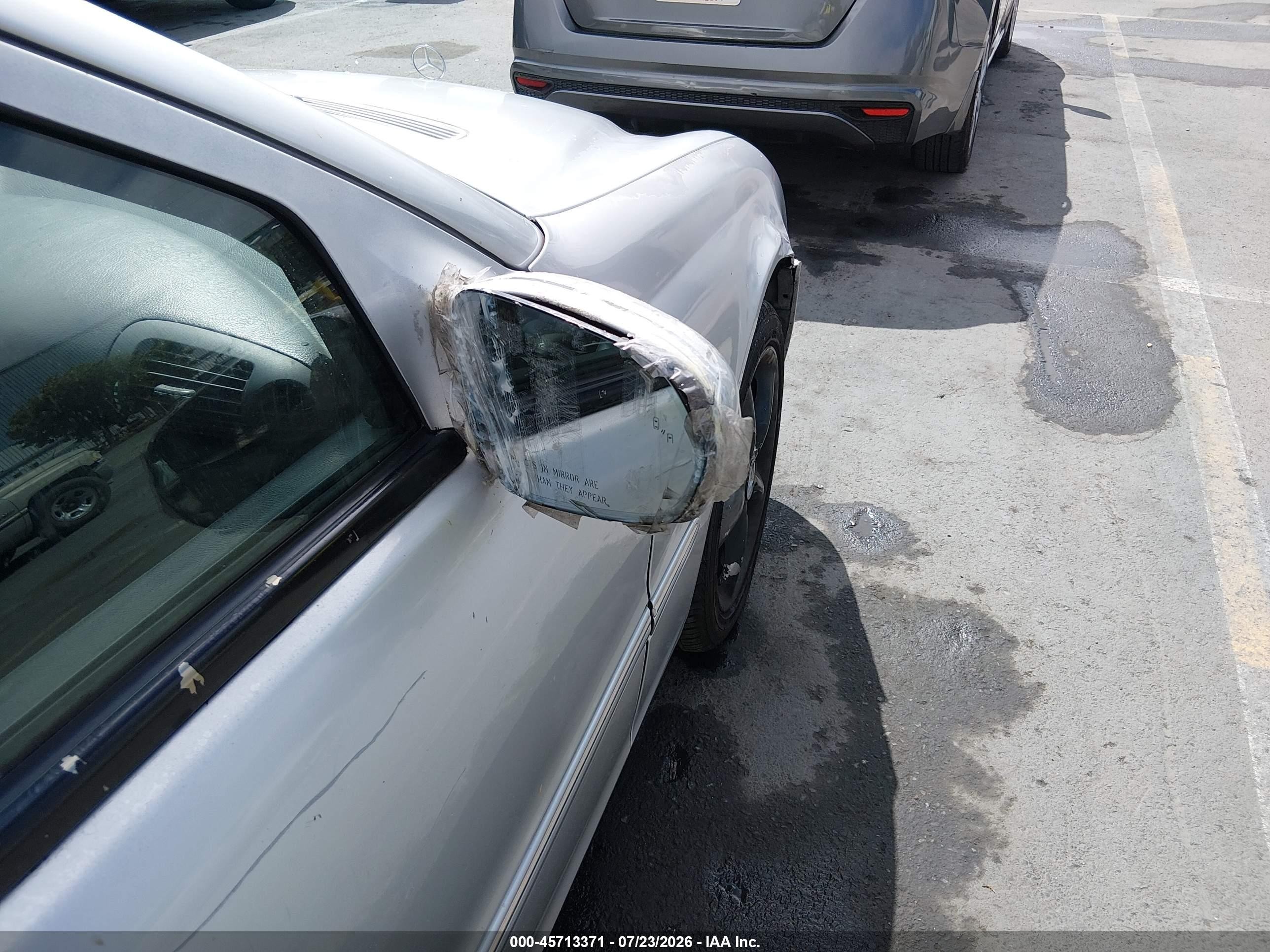 2002 Mercedes-benz C 240   Gray vin: WDBRF61J62F184486