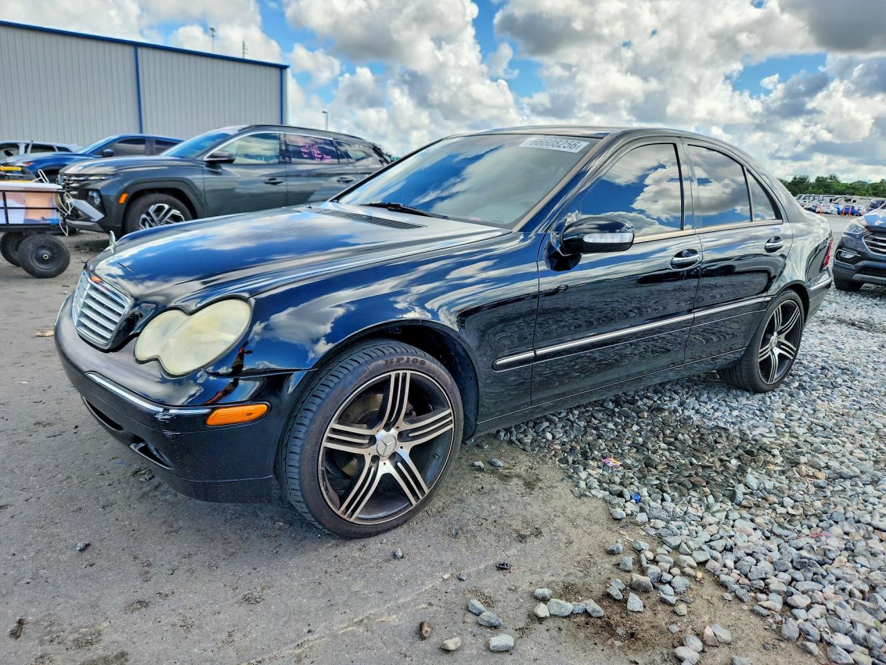 2002 Mercedes-benz C 240 Black vin: WDBRF61J62F191311