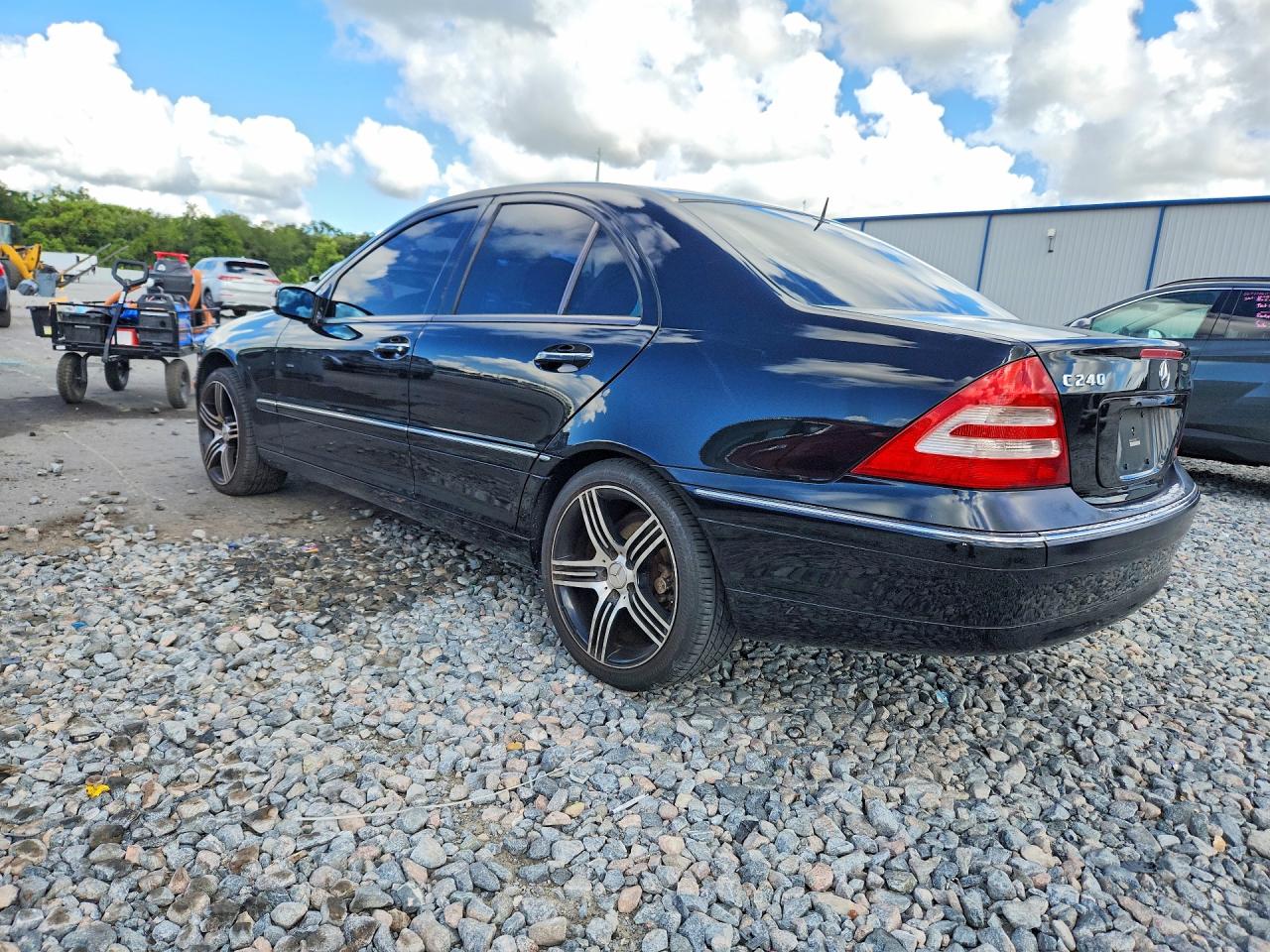 2002 Mercedes-benz C 240 Черный vin: WDBRF61J62F191311
