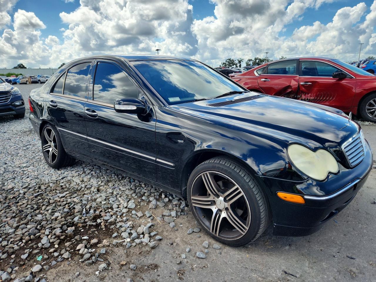 2002 Mercedes-benz C 240 Черный vin: WDBRF61J62F191311