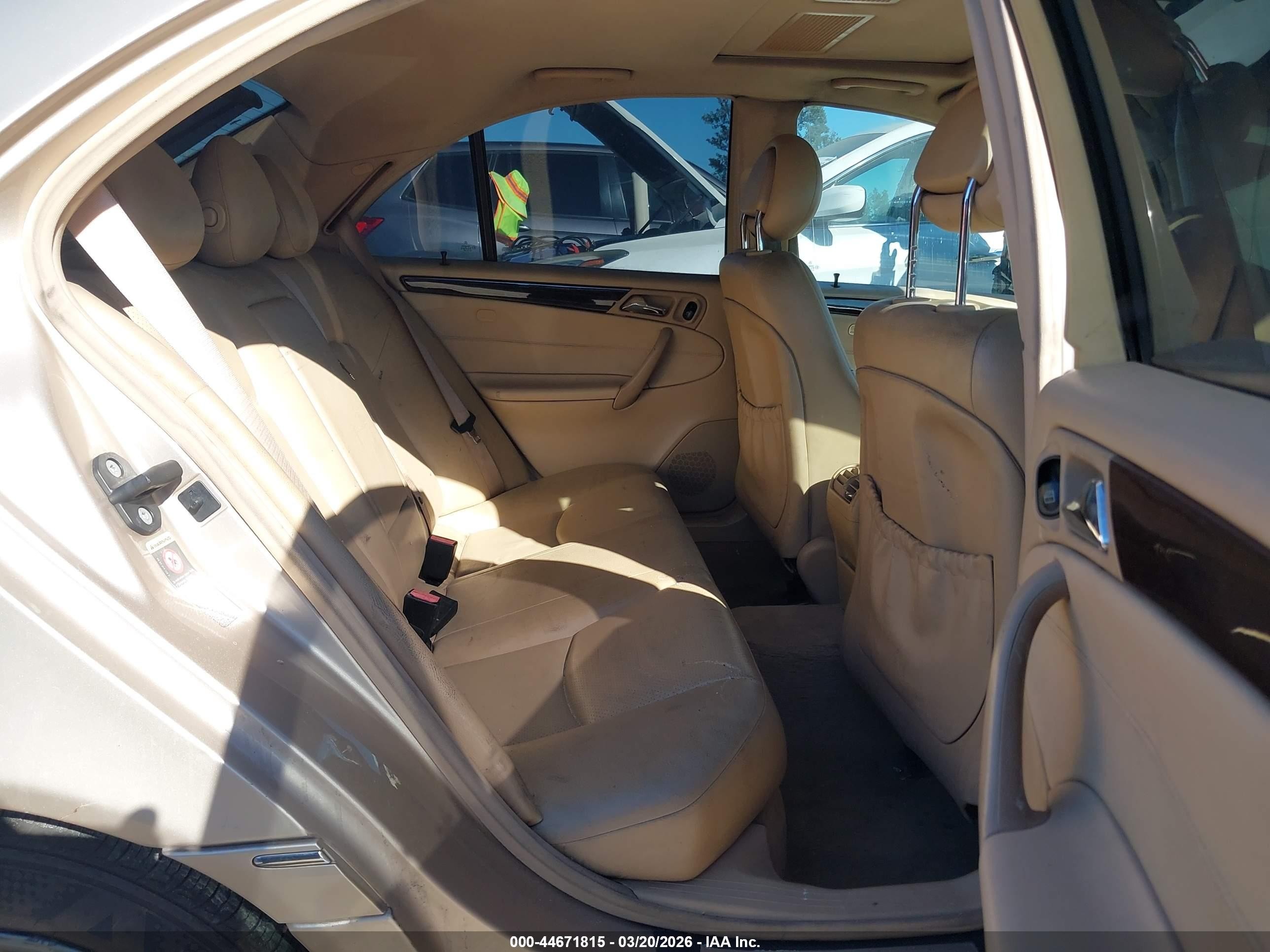 2002 Mercedes-benz C 240   Tan vin: WDBRF61J62F287178