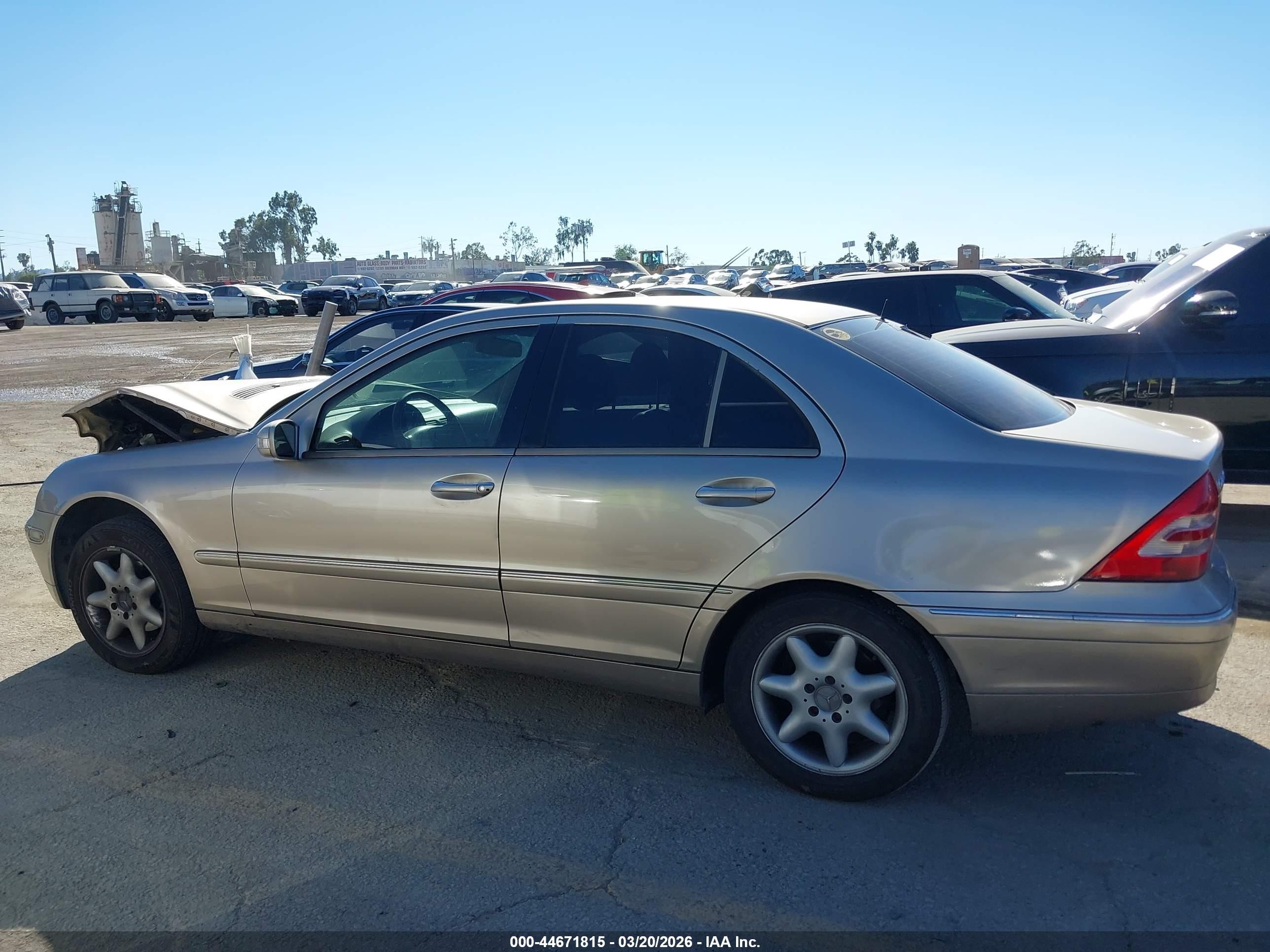 2002 Mercedes-benz C 240   Tan vin: WDBRF61J62F287178
