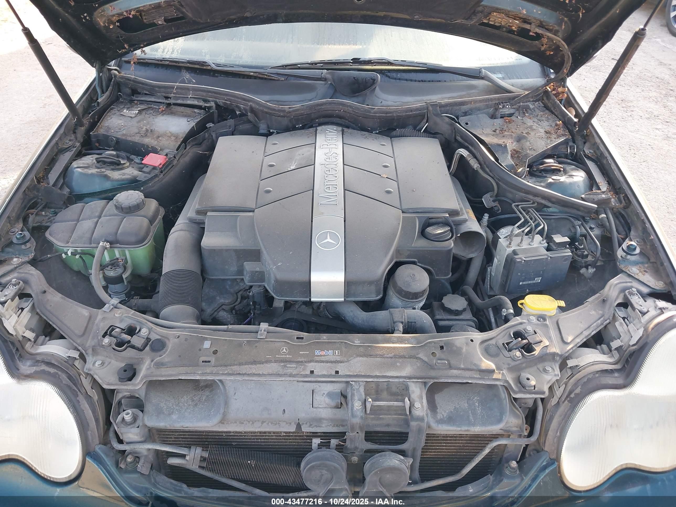 2003 Mercedes-benz C 240   Green vin: WDBRF61J63E014619