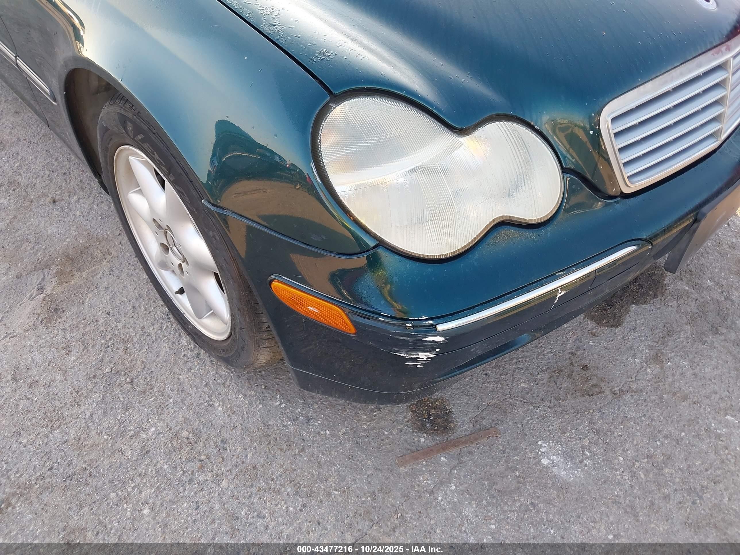2003 Mercedes-benz C 240   Green vin: WDBRF61J63E014619