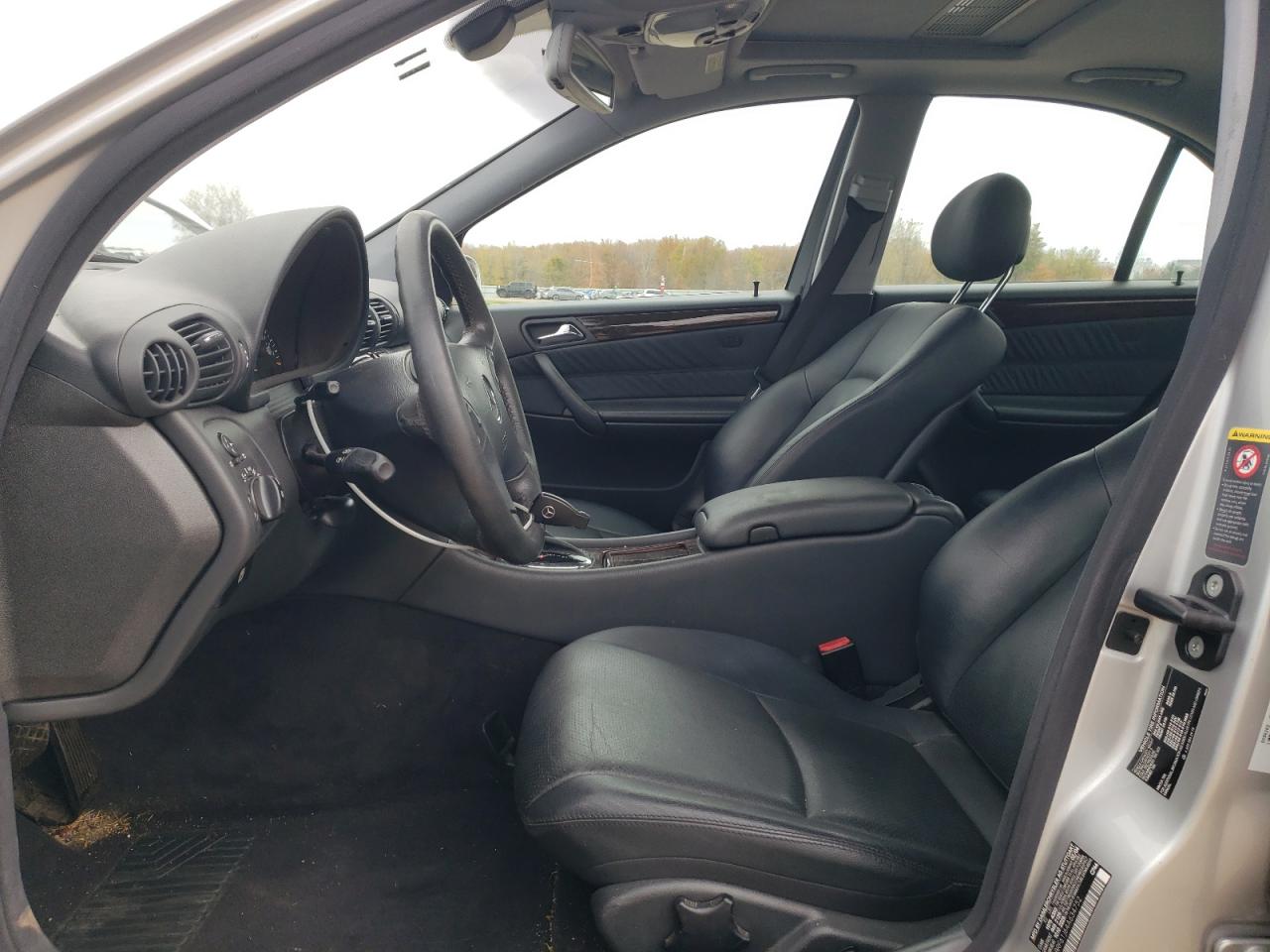 2004 Mercedes-benz C 240 Silver vin: WDBRF61J64A634752