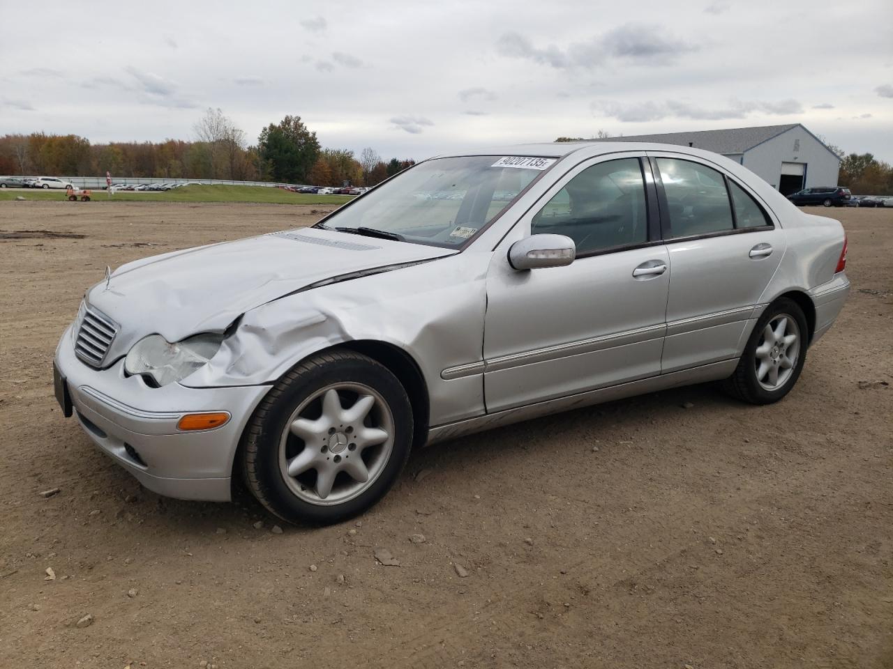 2004 Mercedes-benz C 240 Silver vin: WDBRF61J64A634752