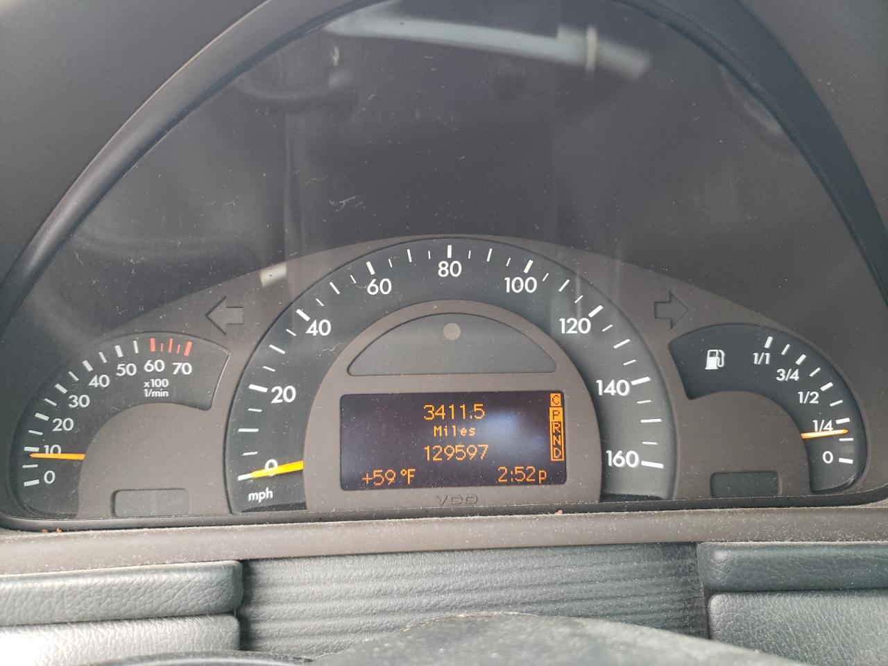 2004 Mercedes-benz C 240 Silver vin: WDBRF61J64A634752