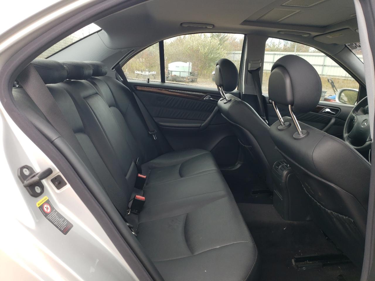 2004 Mercedes-benz C 240 Silver vin: WDBRF61J64A634752