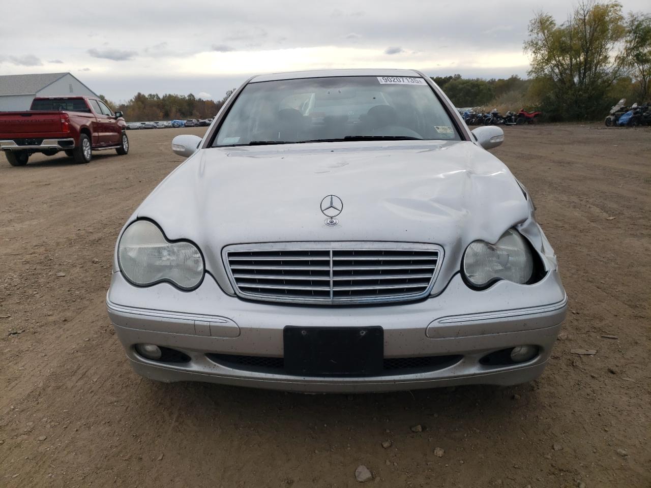 2004 Mercedes-benz C 240 Silver vin: WDBRF61J64A634752