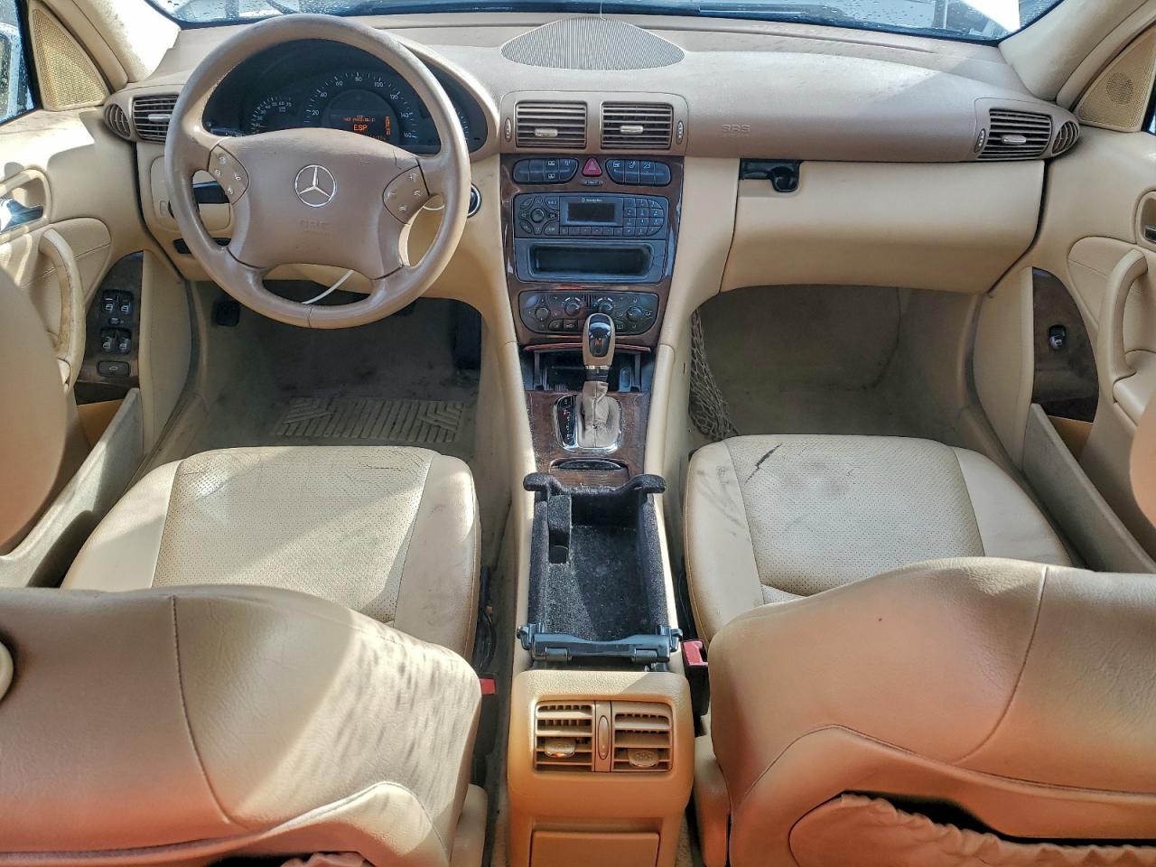 2004 Mercedes-benz C 240 Белый vin: WDBRF61J64E015545