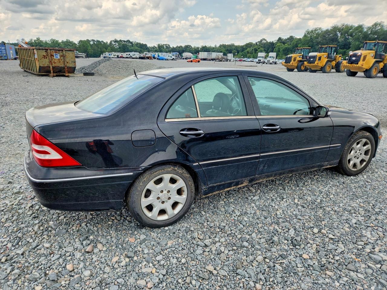 2005 Mercedes-benz C 240 Black vin: WDBRF61J65A724744