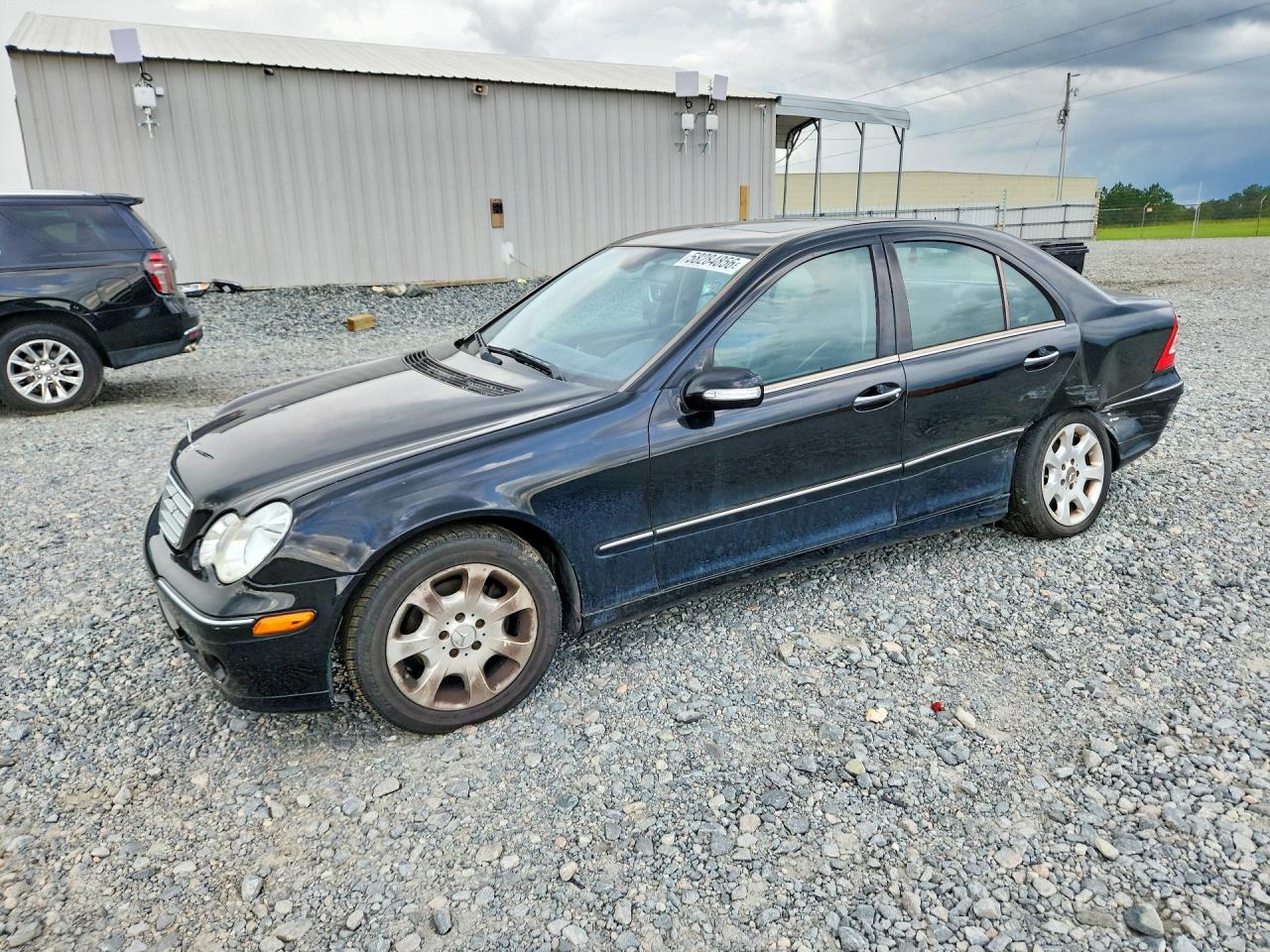 2005 Mercedes-benz C 240 Black vin: WDBRF61J65A724744