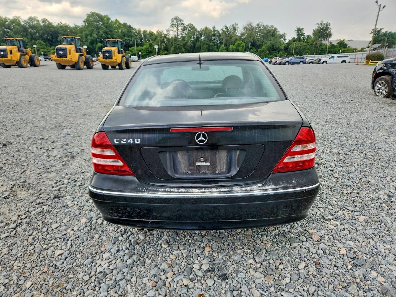 2005 Mercedes-benz C 240 Black vin: WDBRF61J65A724744