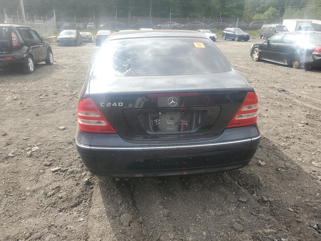 2001 Mercedes-benz C 240 Black vin: WDBRF61J71F072892
