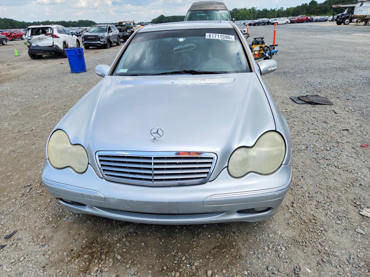 2001 Mercedes-benz C 240 Silver vin: WDBRF61J71F077123