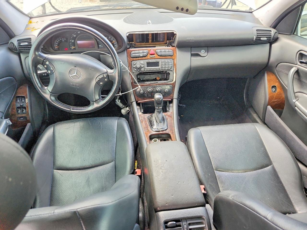 2001 Mercedes-benz C 240 Silver vin: WDBRF61J71F077123