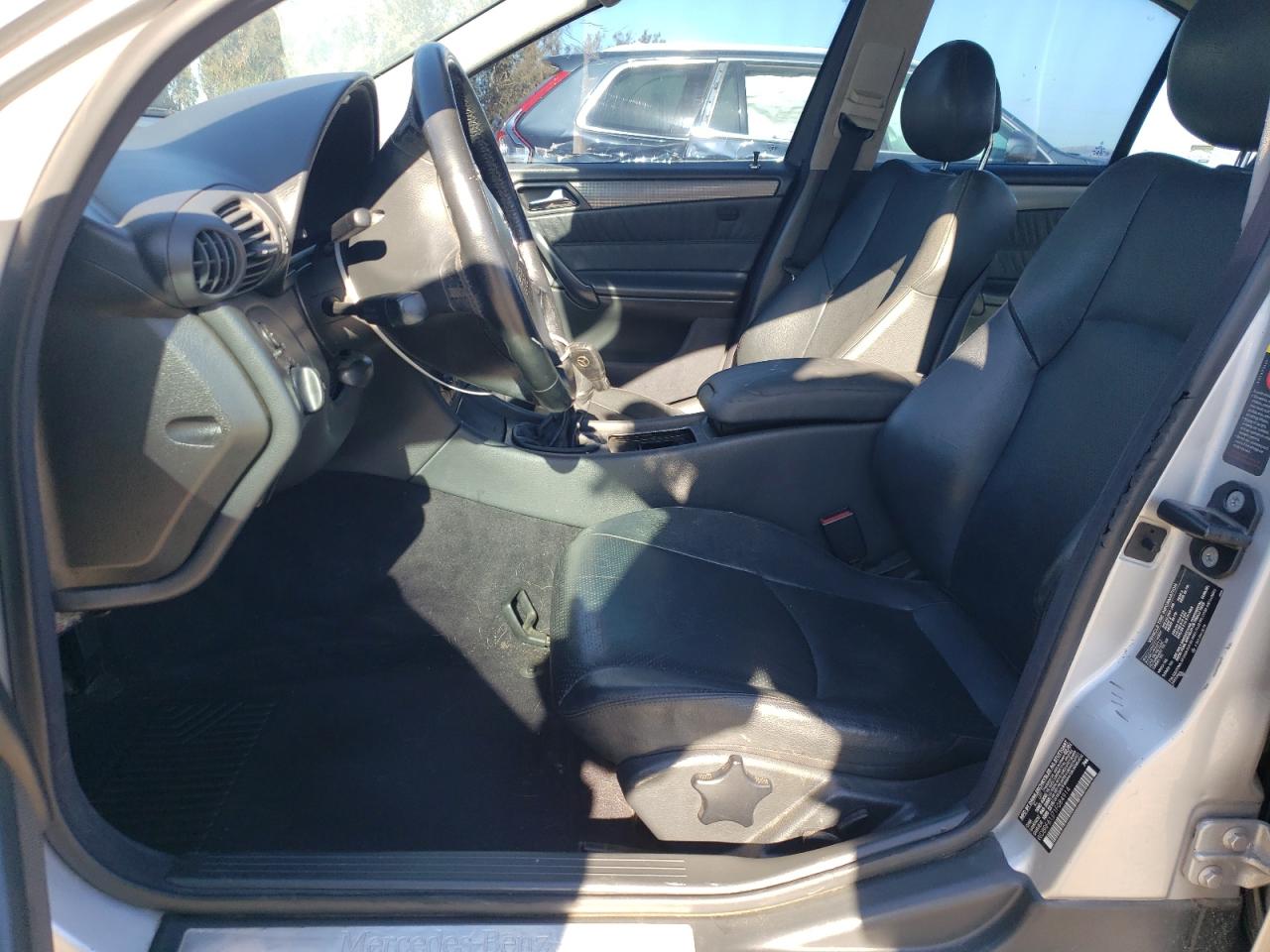 2001 Mercedes-benz C 240 Silver vin: WDBRF61J71F084914